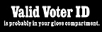 Valid Voter ID... is probably in your glove compartment